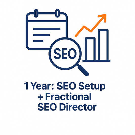 1 Year: SEO Setup + Fractional SEO Director
